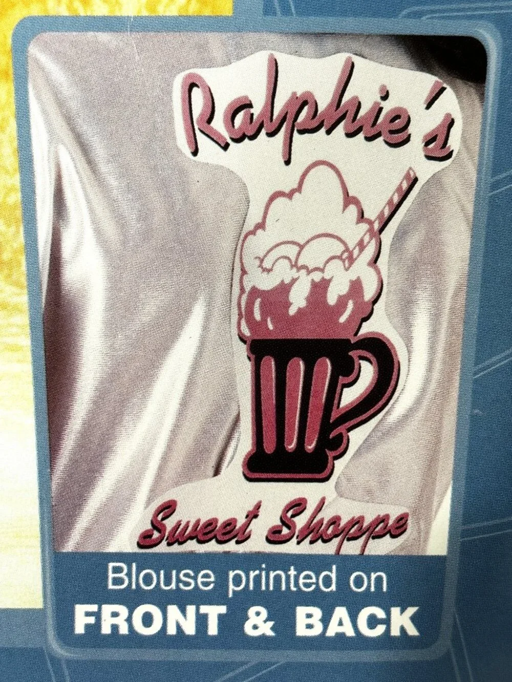 5o’s Ralphie’s Soda Pop Girl Costume by Rubie’s NWT NOS Child Sz 12-14